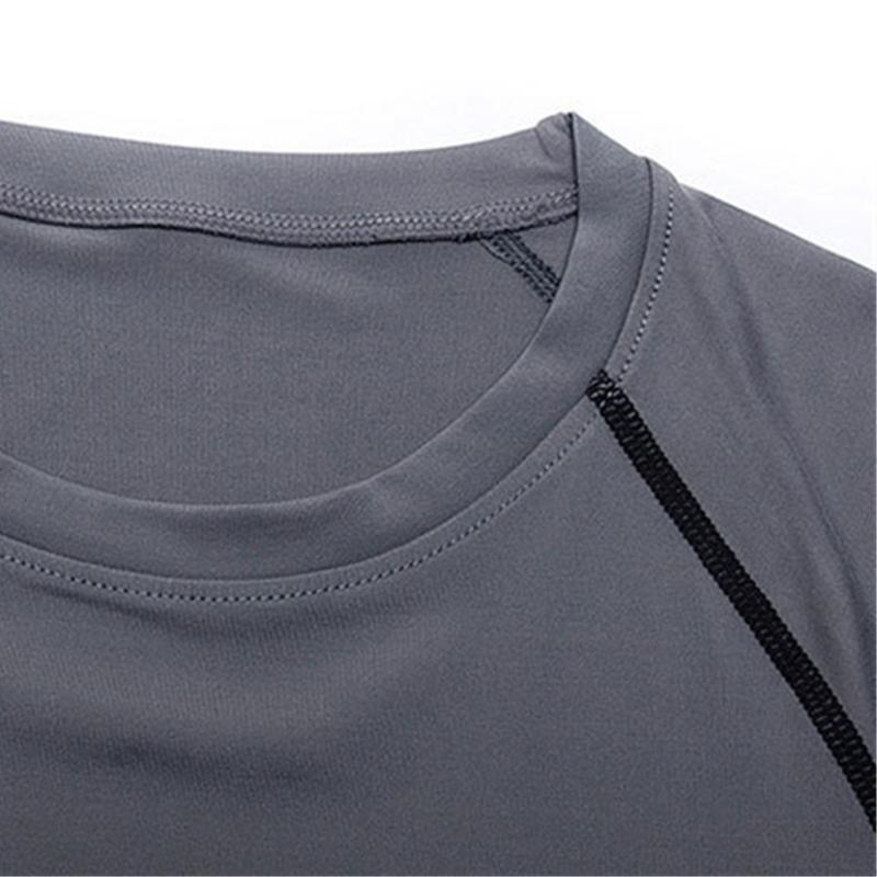 Men's Compression Shirts Long Sleeve Workout Gym T-Shirt Running Tops Cool Dry Tight T-Shirt Baselayer Gym Undershirts