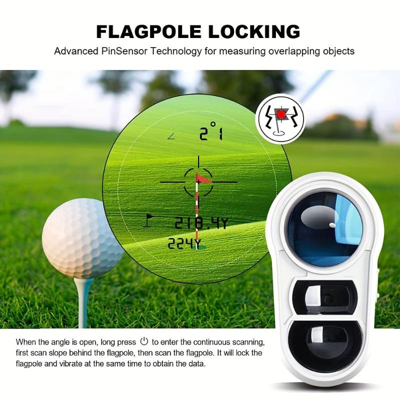 1000YDS REVASRI Golf Rangefinder with Slope, Pin Lock Vibration, and External Slope Switch for Golf Tournament Legal Play - Rechargeable Battery and Accurate Distance Measurement