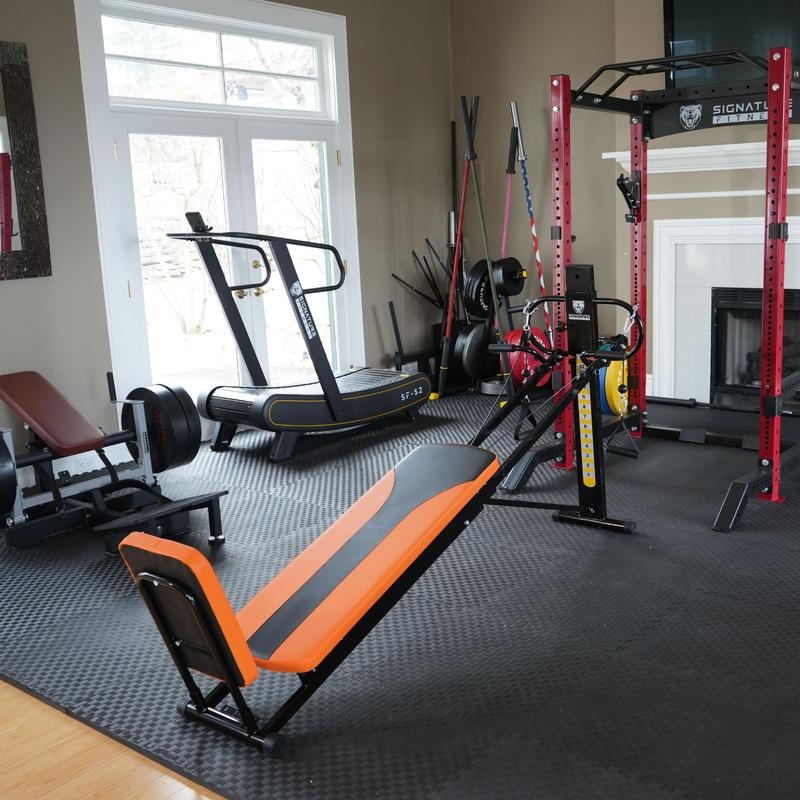 Fitvids LX700 Home Gym System Workout Station with 15 Resistance Levels, Comes with Resistance Bands and Floor Mats, 375-Pound User Weight Capacity