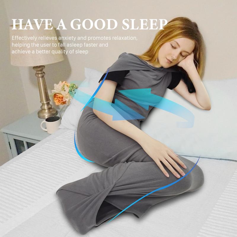 Lightweight Sleeping Bag, Gravity Feeling Wearable Compression Blanket, Mobile Sleep Pod, Sleep Sack, Machine Washable Grey Dralon