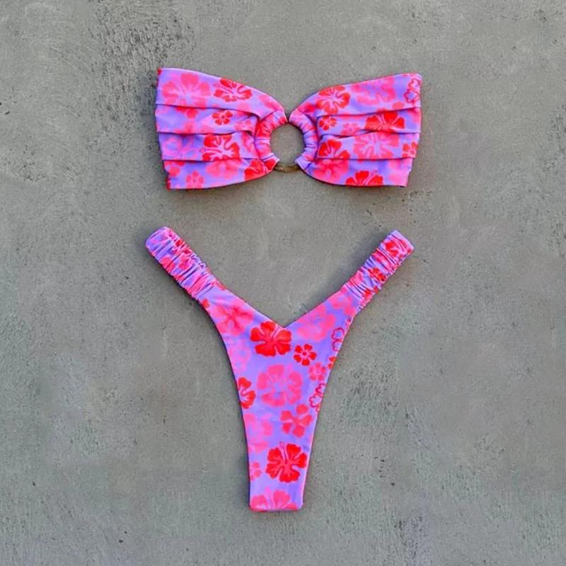 Micro Bikini Push Up Women Swimsuits 2024 Sexy Female Swimwear Brazilian Bikini Set Thong Biquini Swimming Suits Beachwear