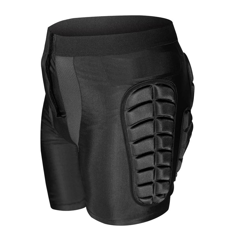 Christmas 3D Protection Hip Butt Short Pants, Breathable EVA Padded Short Pants, Protective Gear Guard Impact Ski Ice Skating Snowboard