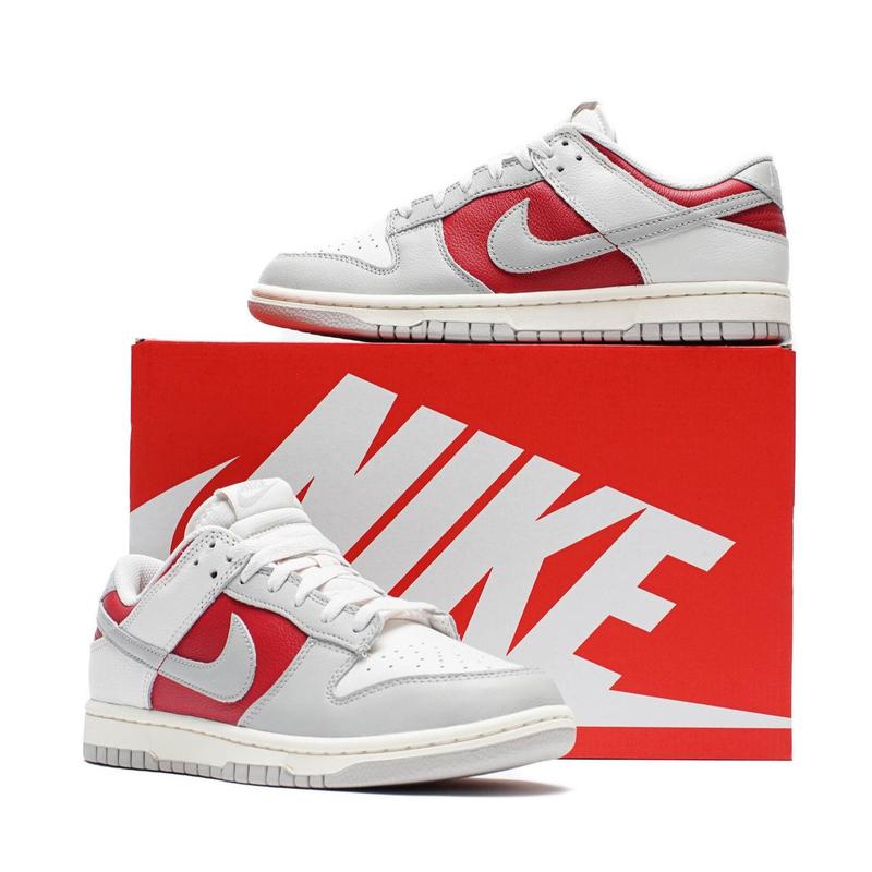 Nike Dunk Low Light Iron Ore Gym Red HJ9093-030 Men's Fashion Sneaker New