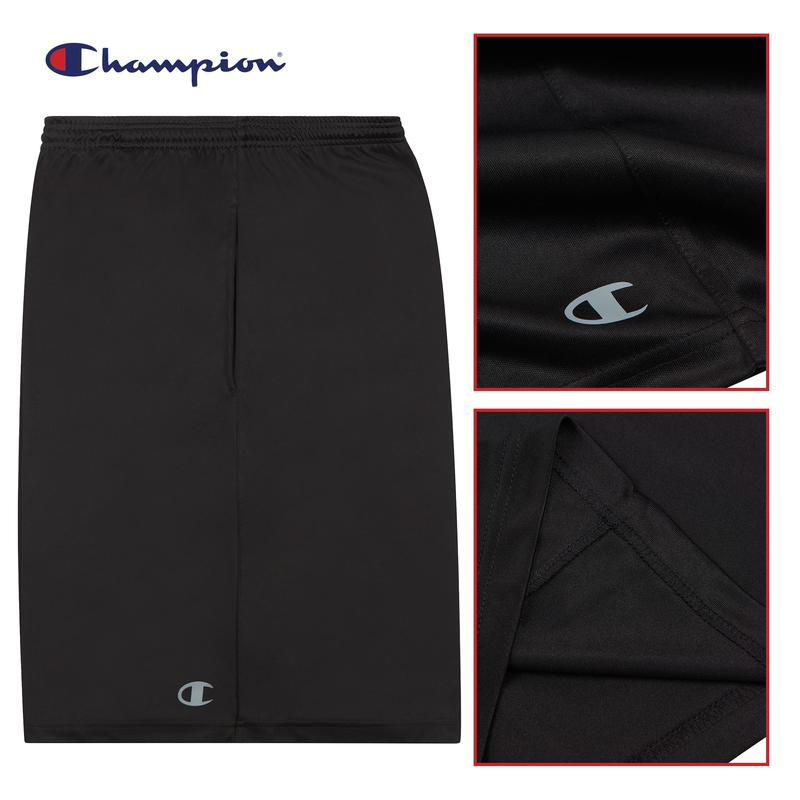 Champion Gym Shorts Men Big and Tall - 2 Pack Performance Dry Fit Running Shorts