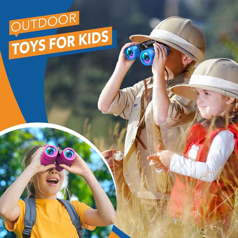 Toys for 3-7 Year Old Boys:! Binoculars for Kids with Bird Watching Manual Halloween Birthday Gifts for 4 5 6 7 8 Year Old Boy Girls Outdoor Toy for Kid Ages 5-7 Toddler Camping Telescope