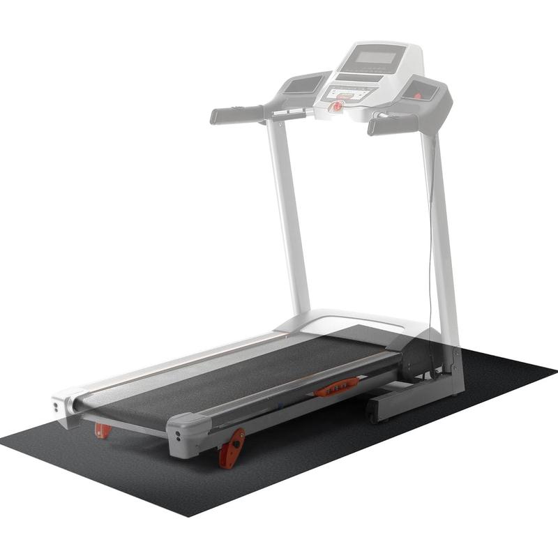 Treadmill, 7'x3' 6.3'x2.5' 6'x3' 5.6’x2’ 'x2',6mm Thick HighDensity Treadmill Bike,Jump Rope,Workout,Flooring Floor Carpet Protection