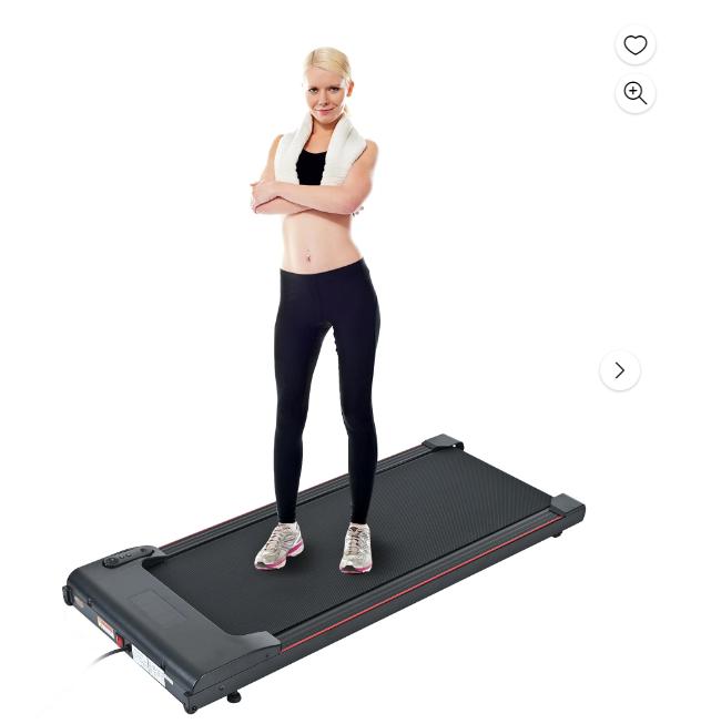 Walking Pad Under Desk Treadmill with 3.7HP Brushless Motor,Protable 2 in 1 Exercise Treadmill 0.5-4 mph Speed Range for Home Office Workout, 300LBS