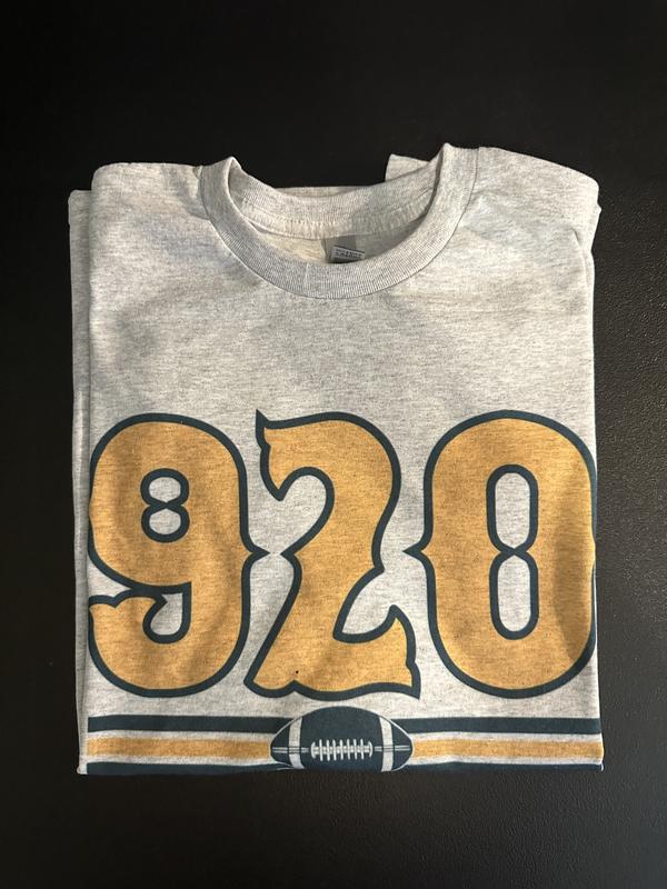 Area Code Football T Shirt