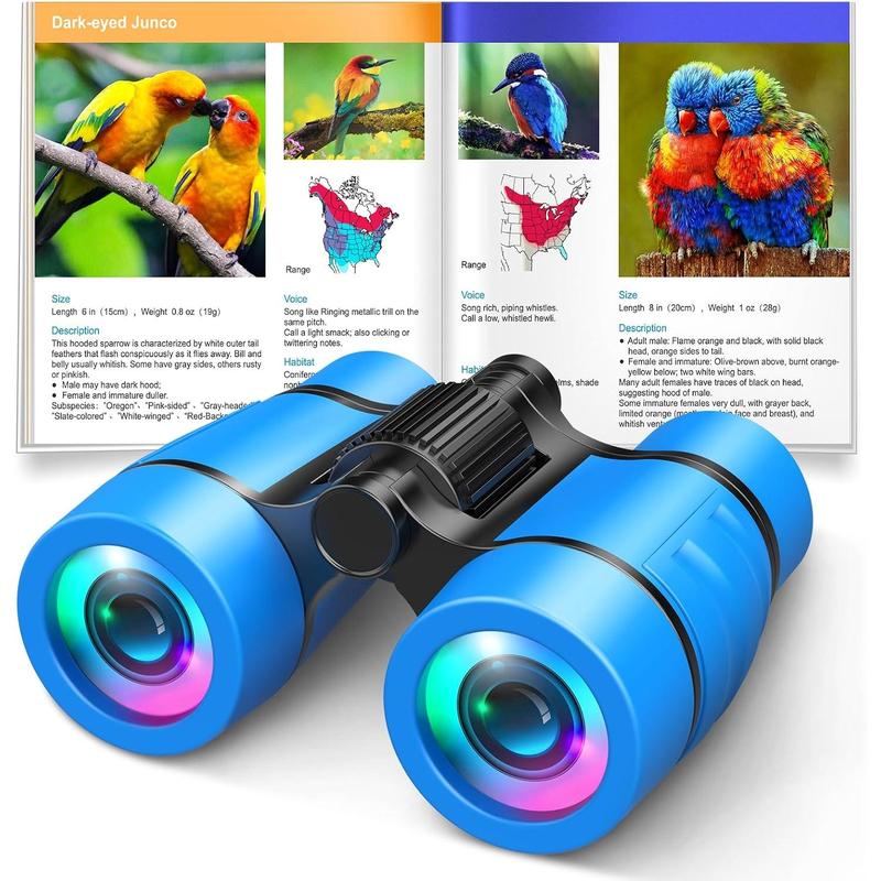 Toys for 3-7 Year Old Boys:! Binoculars for Kids with Bird Watching Manual Halloween Birthday Gifts for 4 5 6 7 8 Year Old Boy Girls Outdoor Toy for Kid Ages 5-7 Toddler Camping Telescope