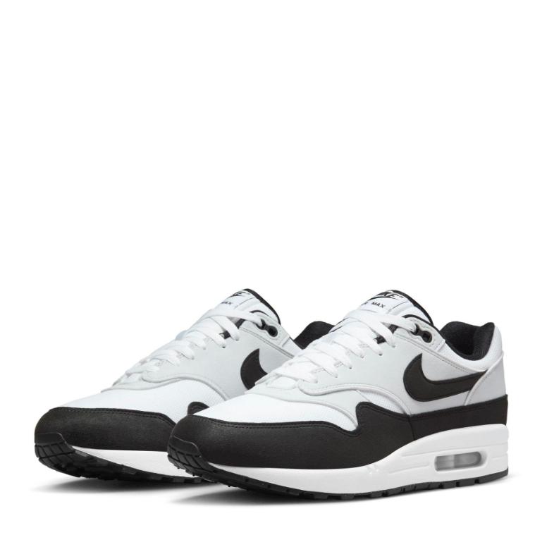 Nike Air Max 1 White Black FD9082-107 Mens Fashion Athletic Sneakers New