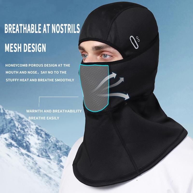 Winter Warm Face Mask, Thickened Balaclava, Windproof & Keep Warm Outdoor Cycling Ski Hiking Head Protection Mask, Trendy Matching Balaclava Face Mask Sports Accessories, Outdoor Accessories, Christmas Gift