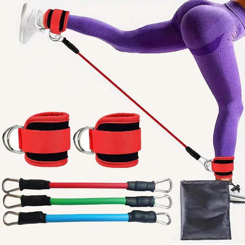 Ankle Resistance Band Set, 5 Counts set Ankle Resistance Band & Bag, Leg & Hip Training Resistance Band, Fitness Equipment for Home Gym