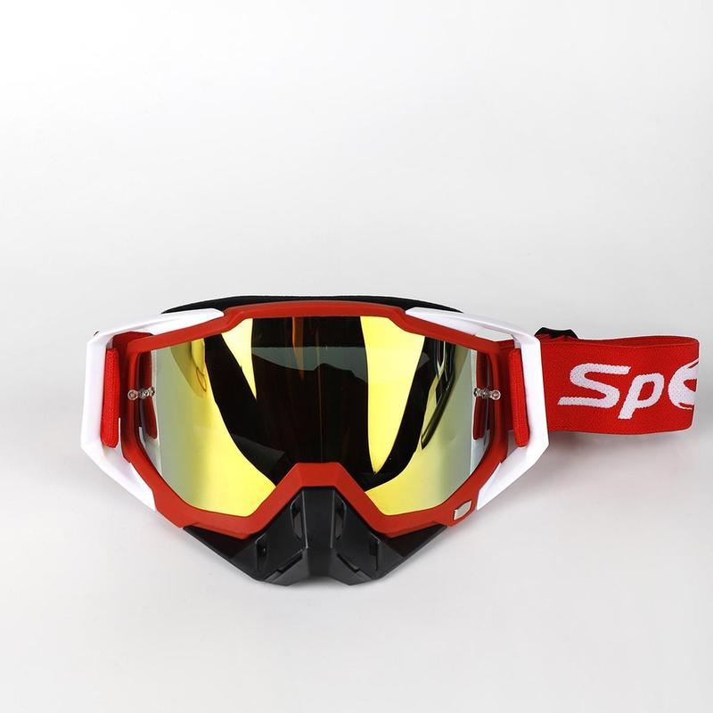 Motorcycle Goggles, Anti Fog UV Protection Lens Goggles, Off Road Goggles, Outdoor Sports Goggles for Men & Women