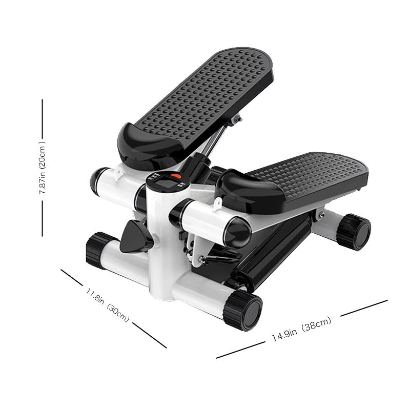 Mini Stepper for Exercise  Hydraulic Fitness Stepper with LCD Monitor