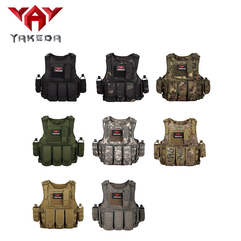 YAKEDA VT-322 Outdoor Vest, CS Game Training Vest, Side Protective Vest, High-cost Perfomance Secure Vest