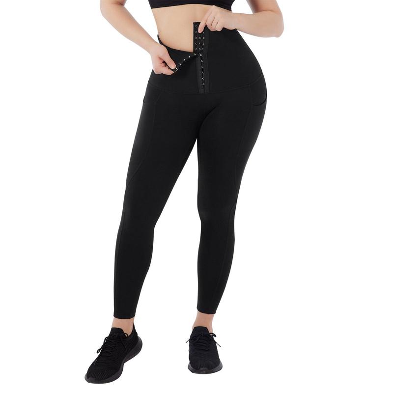 FeelinGirl Waist Trainer for Women High Waist Yoga Leggings Day Casual Comfort