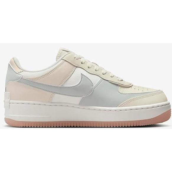 Women's Nike AF1 Shadow Coconut Milk Crimson Tint (DZ1847 105)