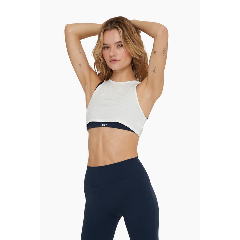 SPORTBODY® LAYERED TANK BRA - OXFORD