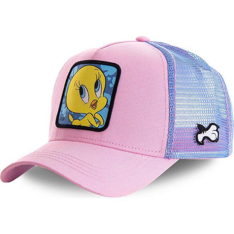 Bunny Cartoon EmbroideredBaseball Cap for Unisex withAdjustable Snapback and MeshSunscreen Trucker Hat