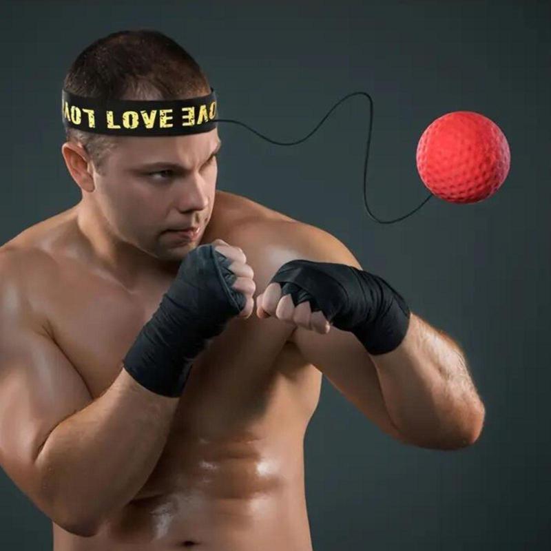 Boxing Reflex Ball with Adjustable Headband & Random Color Rope, 1 Count Improve Reaction Speed and Hand Eye Coordination Training Boxing Equipment for Home, Boxing Gear for MMA, Summer Gift