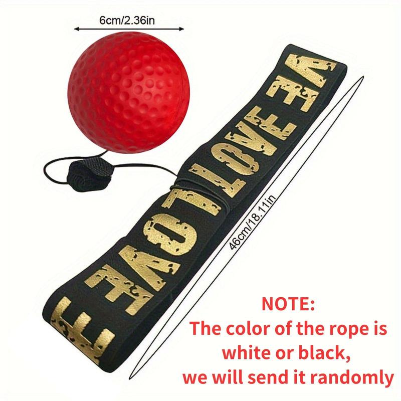 Boxing Reflex Ball with Adjustable Headband & Random Color Rope, 1 Count Improve Reaction Speed and Hand Eye Coordination Training Boxing Equipment for Home, Boxing Gear for MMA, Summer Gift