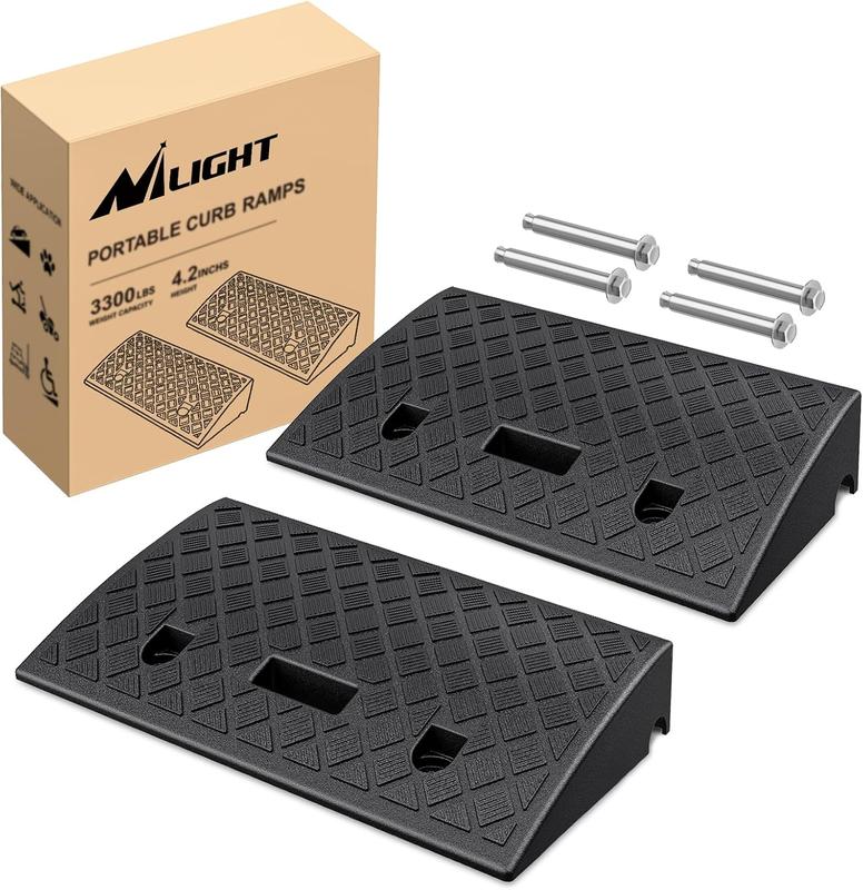 Nilight Plastic Curb Ramps, 4.2