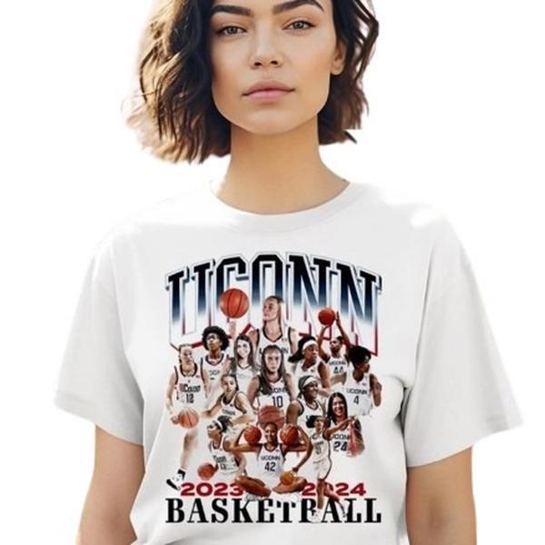 Official UCONN Women's Basketball Team Short Sleeve Tshirt Collection - 2023-2024 Season T-Shirt