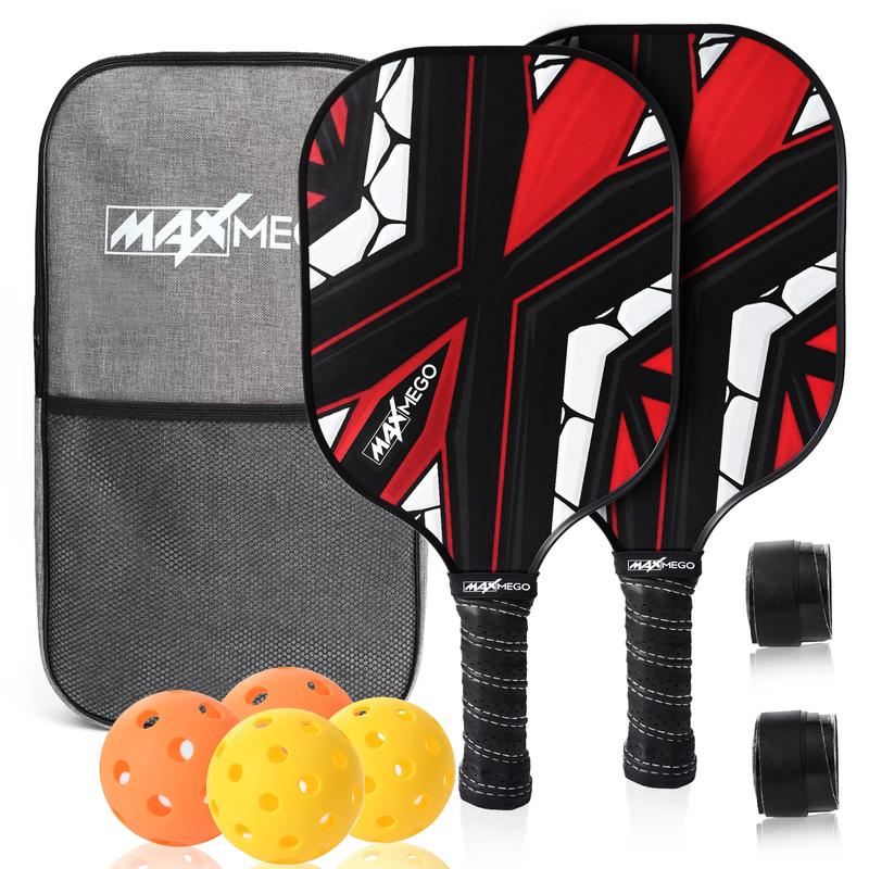 Pickleball Paddles Carbon Fiber set USAPA Approved - Durable, Lightweight Paddles for Men & Women