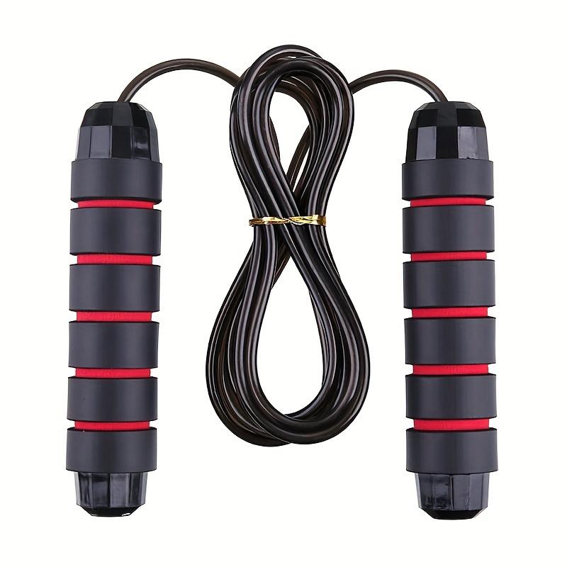 Weighted Speed Jump Rope with Memory Foam Handle for Effective Cardio and Weight Loss Training