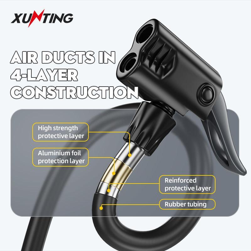 Portable Bicycle Tire Inflator, Bicycle Tire Pump, Universal Bicycle Tire Inflator for Mountain Bike, Road Bike, Bike Accessories