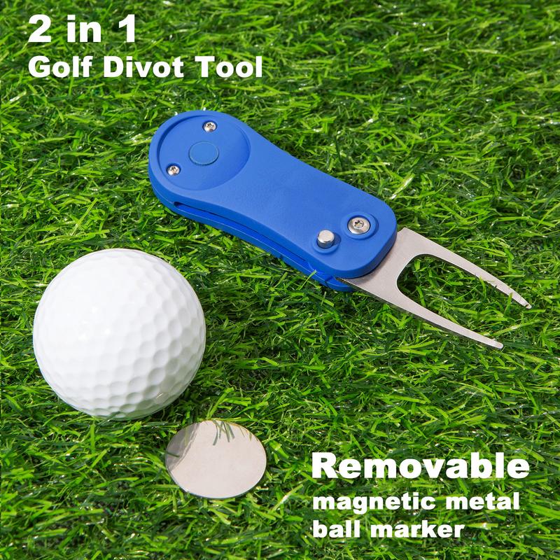 Arttodo Golf Divot Repair Tool with Magnetic Ball Marke, golf accessories, golf tool