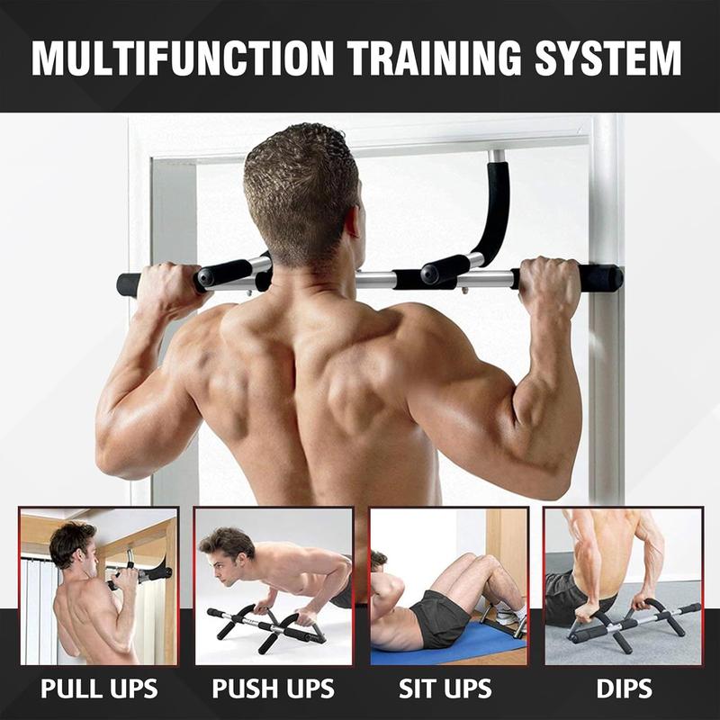 Upgrade Doorway Pull Up Bar - Max Capacity 440 lbs, Portable Fitness Workout Bar