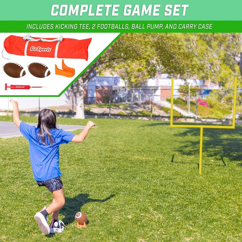 GoSp Football Field Goal Post - 6 or 8 ft Backyard Football Game