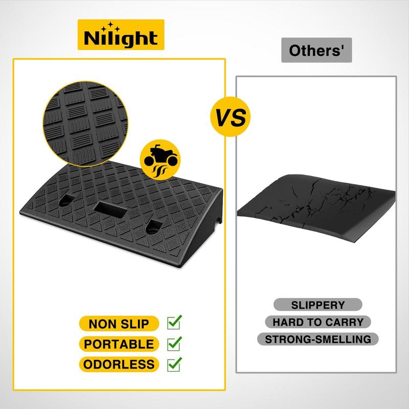 Nilight Plastic Curb Ramps, 4.2