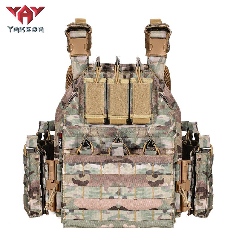 YAEKDA VT-6026-1 Outdoor Sports Vest for Men and Women, Protection Secure VEST, Tactical Training Vest