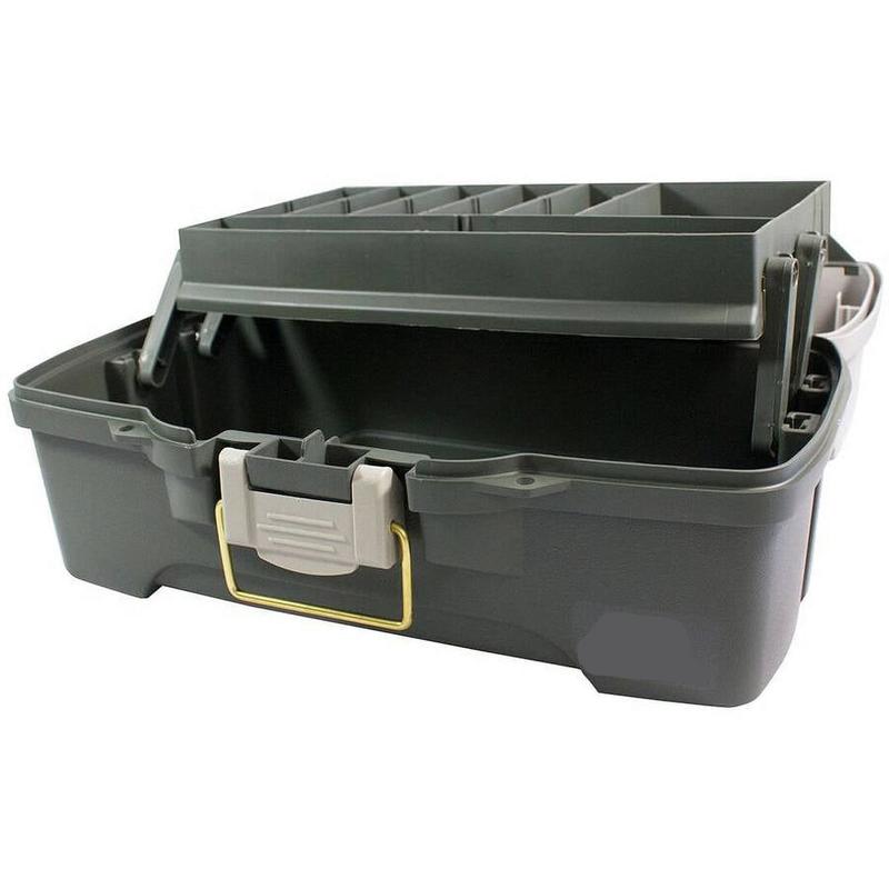 6201 One-Tray Tackle Box for Bait Storage with Extending Cantilever-tray Design