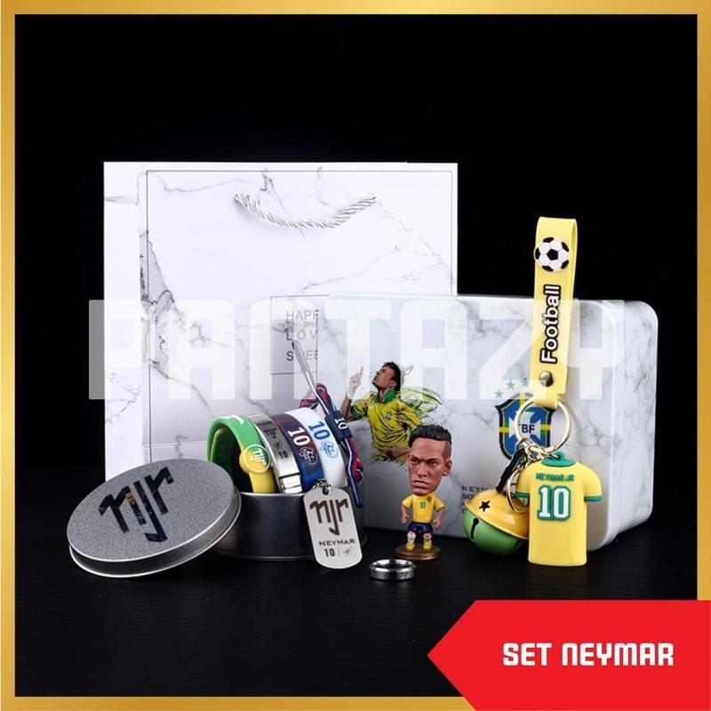 Ronaldo, Messi, Neymar Football Gift Set: Complete 12-Piece Collection