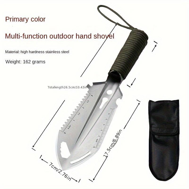 Multifunctional Outdoor Camping Shovel, Portable Camping Hiking Traveling Picnic Shovel, Survival Outdoor Equipment, Garden Tool Shovel