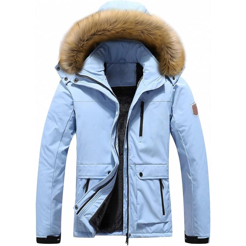 Women's Waterproof Ski Snow Jacket Winter Warm Hooded Snow Coat Mountain Windproof Ski Jacket For Women