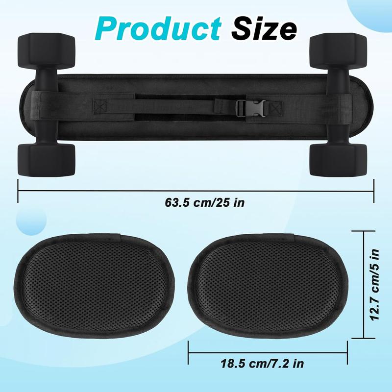 Thrust Belt for Dumbbells Heavy with 2 Slip-Resistant Padding, Booty Belt for  Thrust Workout,  Thrust Pad for The Gym and Home, Adjustable