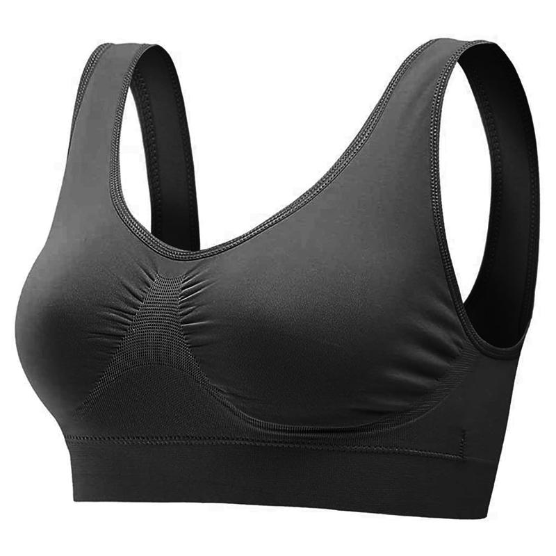 3 Pack Sport Bras For Women Seamless Wire free Bra Light Support Tank Tops For Fitness Workout Sports Yoga Sleep Wearing