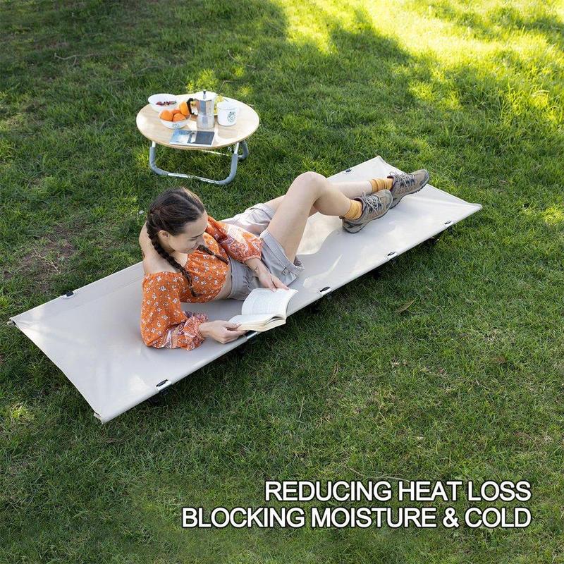 Portable Folding Camping Bed, Lightweight Sleeping Bed, Sleeping Mat, Outdoor Camping Hiking Lightweight Sleeping Bed, Travel Mattress, Comfy Bed Sets, Camping & Hiking Equipment