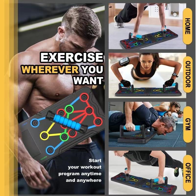 15-in-1 Push-Up Board – Multi-Functional Home Workout for Chest, Arms, Strength, and Fat Burning, Fitness Gear for Men & Women