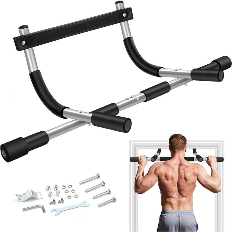 TOPO Upgrade Pull Up Bar for Doorway Multi-Grip Chin Up Bar Heavy Duty Pull Up Bar