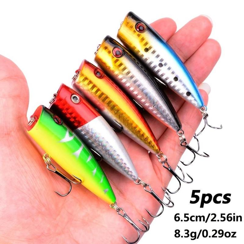 Fall Mixed Mini Fishing Lure Set, 58pcs set Mini Fishing Lures with Hook, Fishing Stuff, Fishing Accessories for Outdoor Fishing, Outdoor Recreation Equipment, Fishing Supplies, Fishing Gifts for Men, Christmas, Christmas Gift